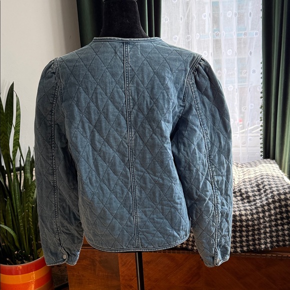 Dear John Light Blue Quilted Jacket - Picture 4 of 7